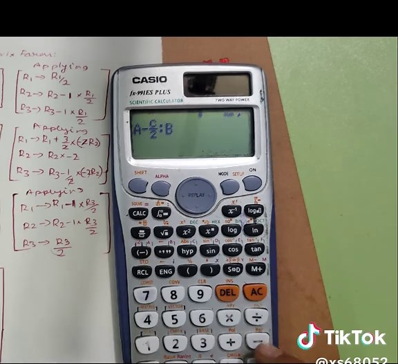 Cómo configurar y usar una calculadora de matrices