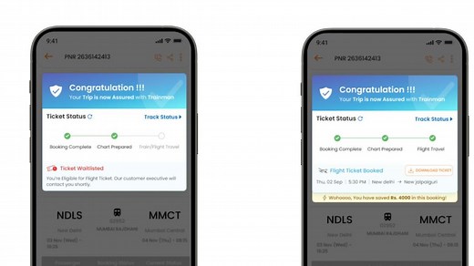 This app offers free flight ticket if your waitlist train ticket does not get confirmed