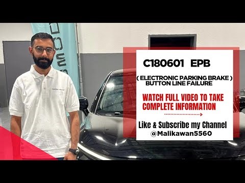 C180601 EPB ( Electronic Parking Brake ) Button Line Failure #automobile #electrical #mechanic #tips