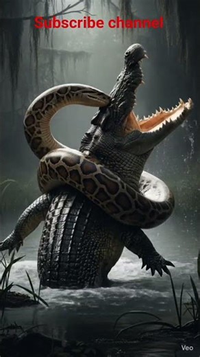 . “Python Ka Dhamaka Attack vs Crocodile Ki Taakat!#youtubeshorts ”