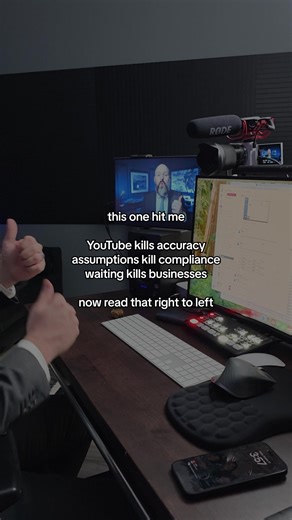This one hit me: 💥 YouTube kills accuracy assumptions kill compliance waiting kills businesses now read that right to left 🔄 businesses kill waitingcompliance kill assumptionsaccuracy kill YouTube Growth requires action. Compliance requires verification. Accuracy requires specialists. 🎯 Stop researching. Stop assuming. Stop delaying. 💡 Your business survives when you move forward with proper guidance instead of endless scrolling. 🔥 Comment
