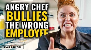 Angry chef fires the wrong cook (sketch)