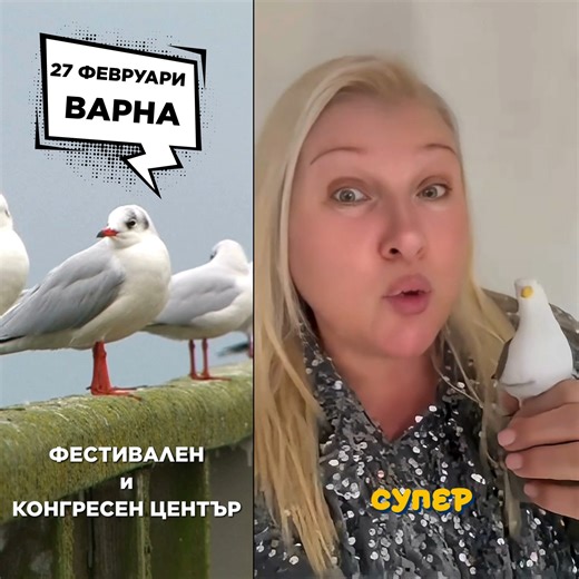 🎭 Албена Михова и хитовата комедия „Безопасни връзки“ ❤️‍🔥 идват във ВАРНА!👉🏼 https://www.kupibileti.bg/bg/about-event/1544 🎫 📅 27 ФЕВРУАРИ | ⏰ 19:00 ч. 📍 Фестивален и конгресен център 🏛️ 🎟️ Билети на касите на kupibileti.bg: ➡️ Театър „БЪЛГАРАН“➡️ ФКЦ➡️ ДКС – Варна ➡️ Мебелен магазин „ЯВОР“ 🎫 КУПИБИЛЕТИ – https://www.kupibileti.bg/bg/about-event/1544 🎫 ГРАБО – https://grabo.bg/0gr7w 🎫 ФКЦ – https://fccvarna.bg/купи-билет/08f6a7ab5a589 📞 052 608 446 / 052 501 500 🌟 На сцената: Албе