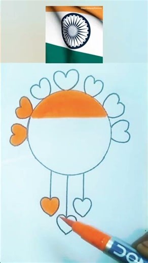 Full videos watch in channel 🧡🤍💚 #shorts #indianflagdrawing