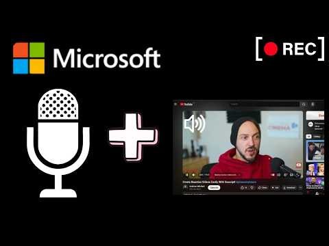 How to Record Your Microphone AND System Audio on Windows (Easiest Way - NO DOWNLOADS)