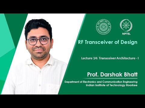 Lecture 14 - Transceiver Architecture - I