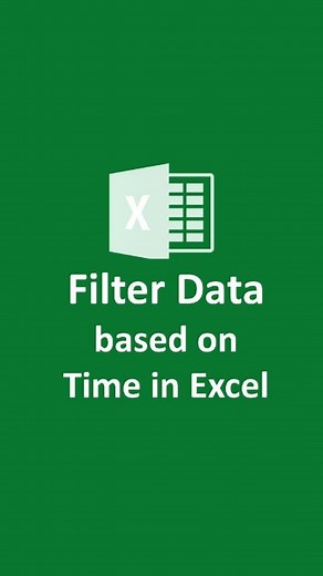Basic to Advance Excel | Filter Data based on Time in Excel using dynamic Filter Function in Excel Formula. ❤️ & follow @the_core_skills . Save this for future... | Instagram