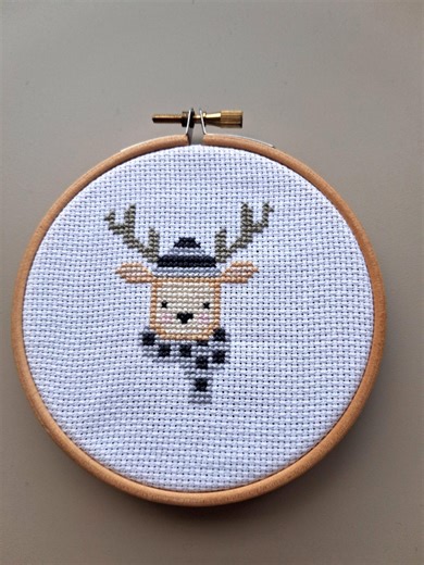Winter Deer - Forest Animal Cross Stitch Pattern - Modern Cross Stitch - Christmas Stitching- Instant Download - - Etsy