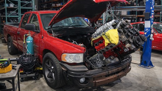 The Dodge Demon truck project begins