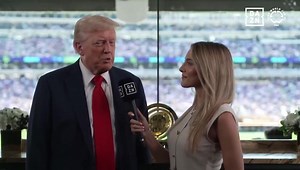 Amazing interview with President Trump at the FIFA Club World Cup Finals 🏆 ⚽️ — July 13, 2025 🇺🇸‼️ #ChelseaFC #ChelseaWorldChampions #FIFA #FIFAClubWorldCup #FIFAClubWorldCup2025 | God Bless America