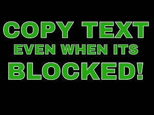 How To Copy And Paste When A Website Is Blocking You (Or View Page Source)