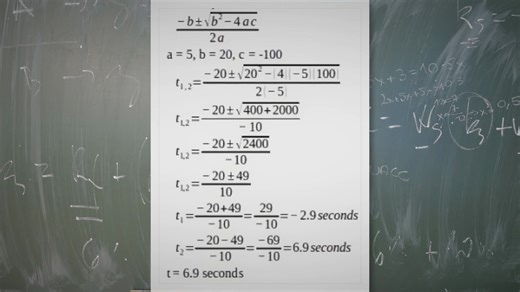 Up and down motion in free fall – problems and solutions