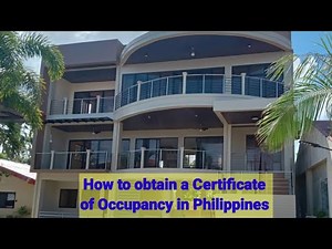 How to obtain a Certificate of Occupancy | Occupancy Permit in Philippines and why?
