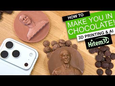 GIFT YOURSELF IN CHOCOLATE with 3D Printing and AI - Hitem3D