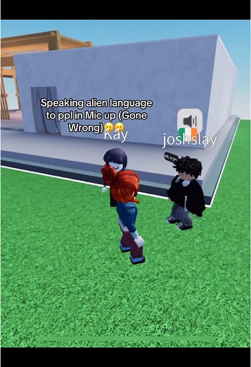 Speaking Alien Language in Roblox Mic Up