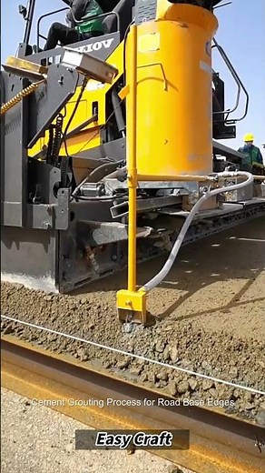 Cement Grouting Process for Road Base Edges