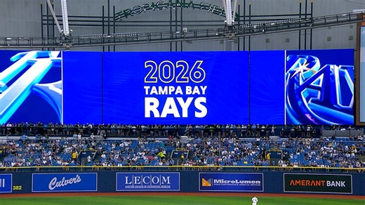 The Rays' first introductions in new Tropicana Field