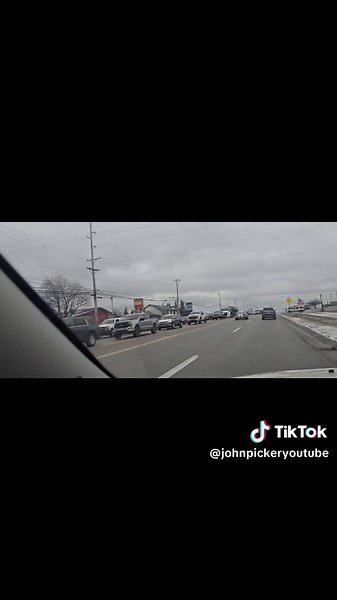 Gas Line Chaos at Meijer in Alpena During Ice Storm