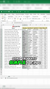 145K views · 2.1K reactions | Truco Excel dividir texto de una forma rápida #Excel #office #tutorial | Yerrihz | Facebook