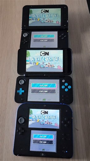 Cartoon Network Battle Crashers- Nintendo 3DS XL vs New 2DS XL vs 2DS Speed Comparison