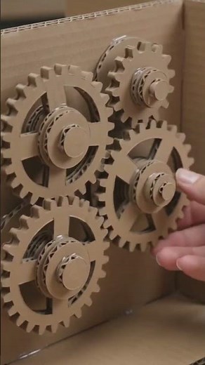 I built a working Cardboard Safe Box! 🔒 (Satisfying ASMR) #shorts