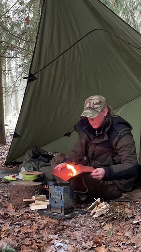 Bushcraft Camp Cooking with Bushbox #fyp #bushcraft #bushbox #cooking #outdoors #asmr #asmrsounds