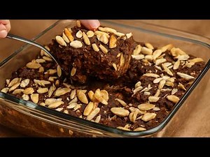 Breakfast Oatmeal Cake with Banana, Apple & Cocoa 🍌🍎🍫