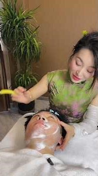 face & washing ASMR ☺️ #face #asmrmassage #asmrsounds #shortvideo #ytshorts ||