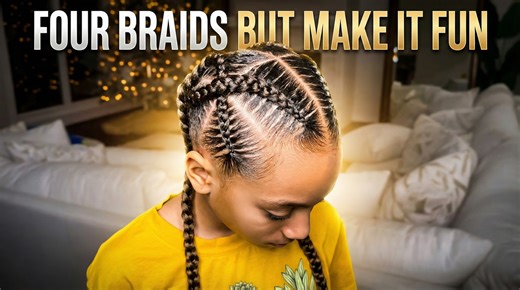 Four braids but make it fun
