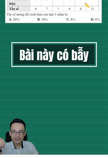 Bẫy Sai Bài Toán Tần Số Tương Đối Trong Toán Học