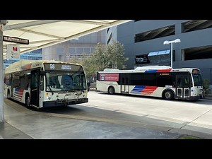 Houston METRO bus and rail compilation, Vol. 6 at the Texas Medical Center Transit Center (TMC TC)