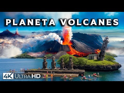 PLANETA DE volcanes | Maravillas ocultas de un reino volcánico | Video de Viaje 4K