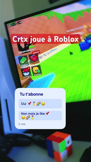 Crtx joue à Roblox