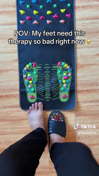 My daily dose of relief 😌 #footmassage #acupressure #funny | Relaxing Feet Massaging