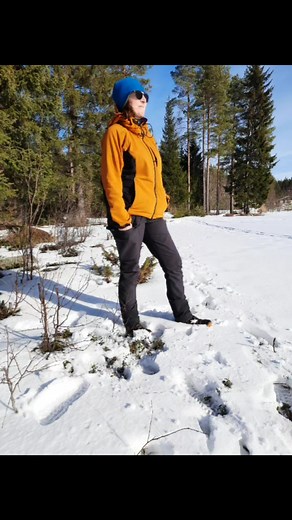 11 reactions | I will show you the fit & cut of the stretch hiking...