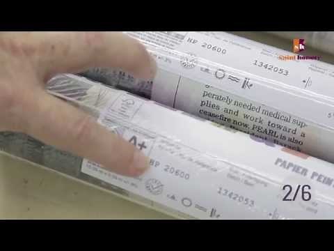 Cómo empapelar una pared.