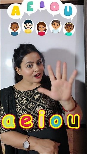 A E I O U Vowels Song #teachingtips #vowels #manjumam #shorts