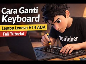 Cara Ganti Keyboard Laptop Lenovo V14 ADA | Full Tutorial