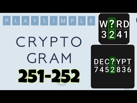 PlaySimple CRYPTOGRAM level 251 252