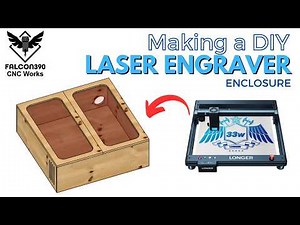 DIY Laser Engraver Enclosure with Fume Extraction.