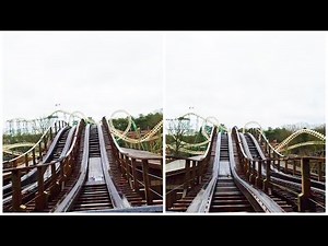Joris en de Draak - Efteling | Water en Vuur Split-View | 4K Front Row POV