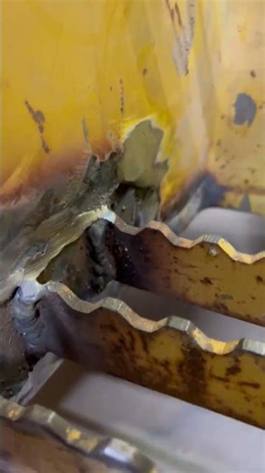 backhoe battery box welding repair