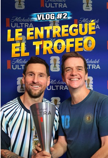 Qué le dije a Leo Messi cuando le entregué el jugador del partido