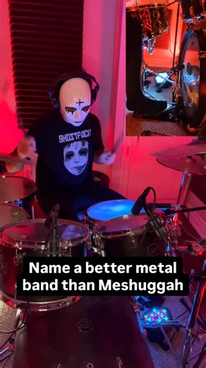 @meshuggah New Millennium Cyanide Christ is 🔥 @tomashaake.official is a legend and I can’t wait to see him perform live one day 🤘 #meshuggah #progmetal #metalhead #drumcover #reels | GhostFace