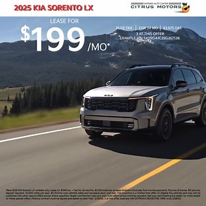 🚨🔥 Presidents’ Day Sales Extended at Citrus KIA! 🔥🚨 You asked, and we listened! Our BIGGEST deals of the season are getting even BETTER! Now’s your chance to drive home in a brand-new KIA Sorento for just $199/month! 😱🚗💨 ✅ Sleek design ✅ Advanced technology ✅ Unbeatable savings But don’t wait—these deals won’t last forever! ⏳ The clock is ticking, and once they’re gone, they’re GONE! 📍 Stop by Citrus KIA today and take advantage of this extended Presidents’ Day savings before it’s too la