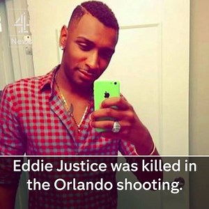 1.1M views · 8.2K reactions | "He text me at 2.06 and says: "Mommy, I love you."" Eddie Justice was trapped in the bathroom of an Orlando nightclub, one of 50 people killed in the deadliest mass shooting in US history. | Channel 4 News | Facebook