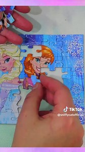 Frozen Elsa and Anna Jigsaw Puzzle Activities