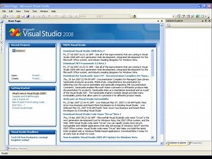 Visual Studio 2008 Tümleşik Geliştirme Ortamında Hızlı Bir Tur
