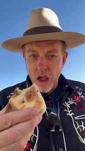 Welcome to the camel pie taste test. Birdsville Bakery Australia. | Mike Goldman