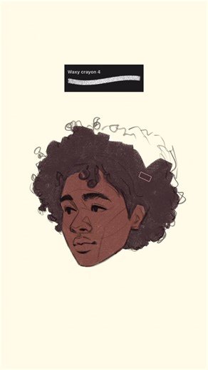 sketches | drawings ✨ on Instagram: "Process + brushes used ✨ all my procreate brushes link in bio! #digitalart #procreatebrushes #digitalpainting #portraitsketch #illustration"